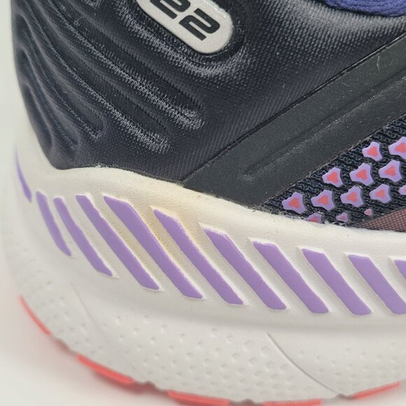 Brooks Adrenaline GTS 22 Women's Black Purple Running Shoes US Size 9B - Picture 10 of 11